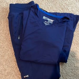 Greys anatomy XS scrub set
